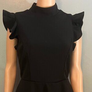 Trixxi Flutter Sleeve Dress From Francesca's Boutique